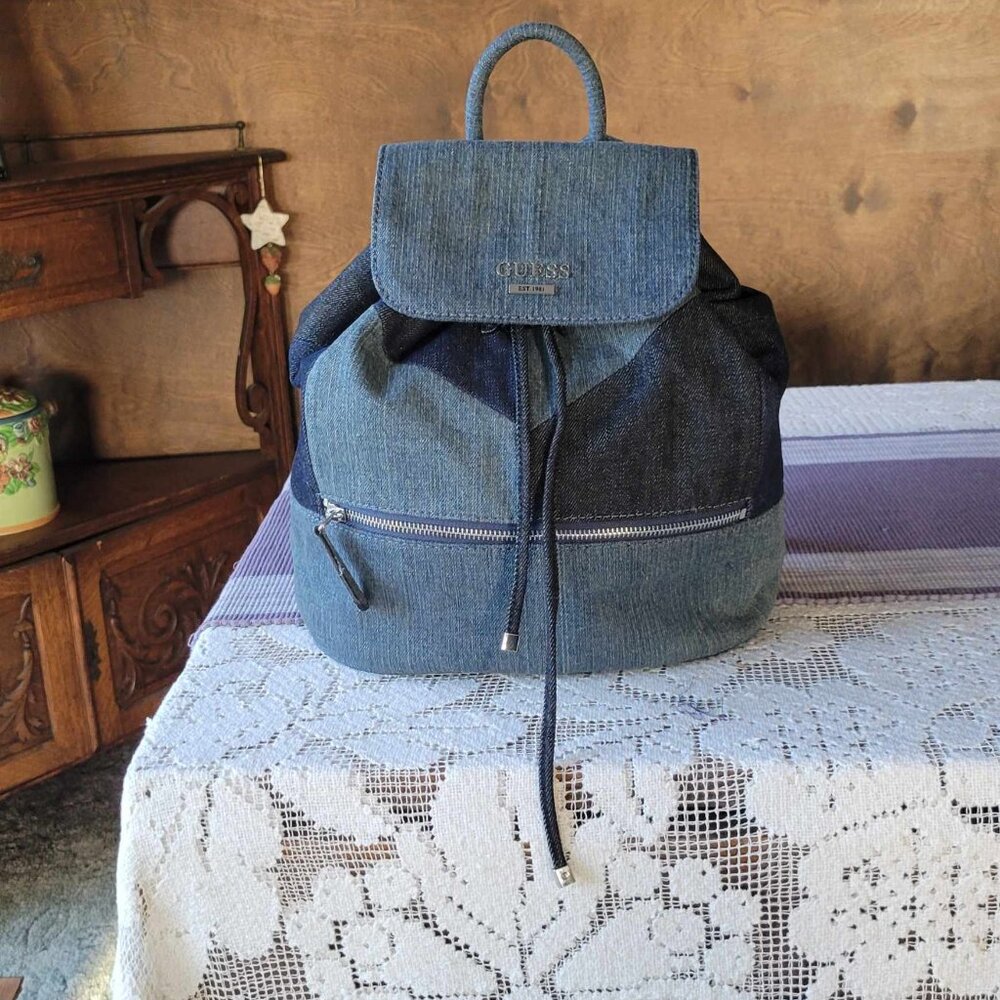 Guess denim backpack